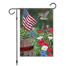 Double Sided Garden Yard Flag 12" X 18", Summer Spring Flowers Decorative Garden Flag Banner for Outdoor Home Decor Party
