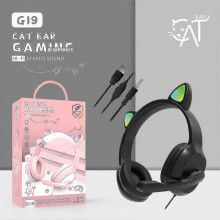 Black-the New Headset Wired Gaming Headset G19 Laptop Mobile Gaming Headset