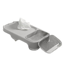 Mini lavatoio 2-in-1, portasapone, 38,7 x 18,8 x 6,5 cm