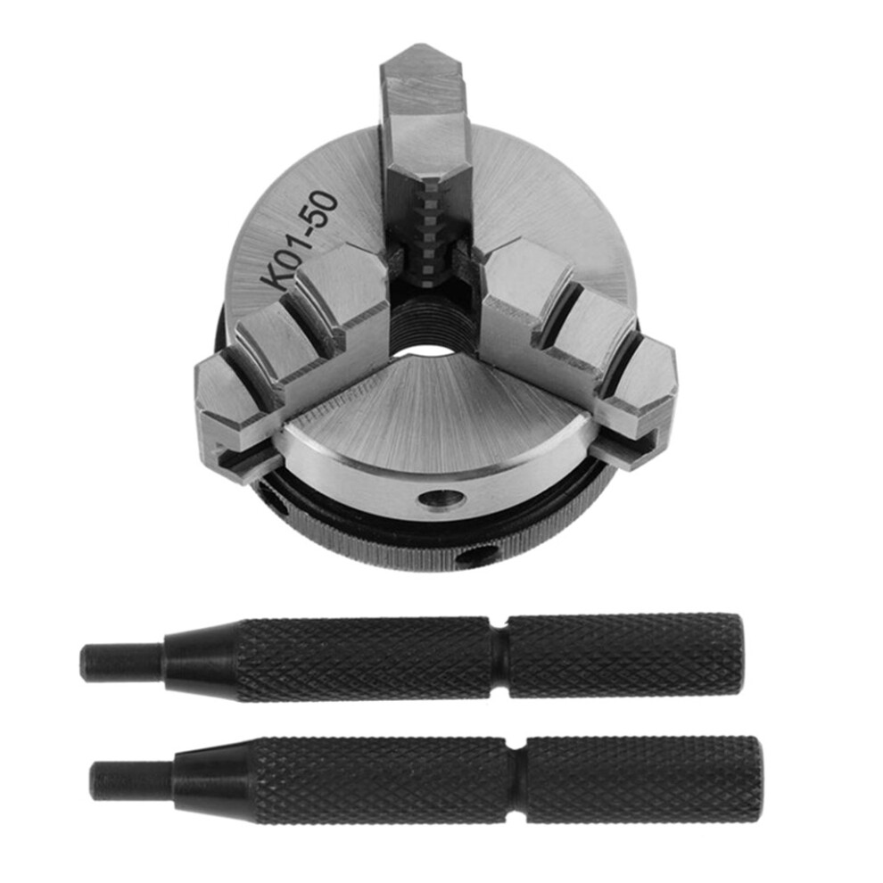 K01-50 50Mm Chuck Mini Woodworking Hand Chuck For W/ 3 Jaws & 7754000104215
