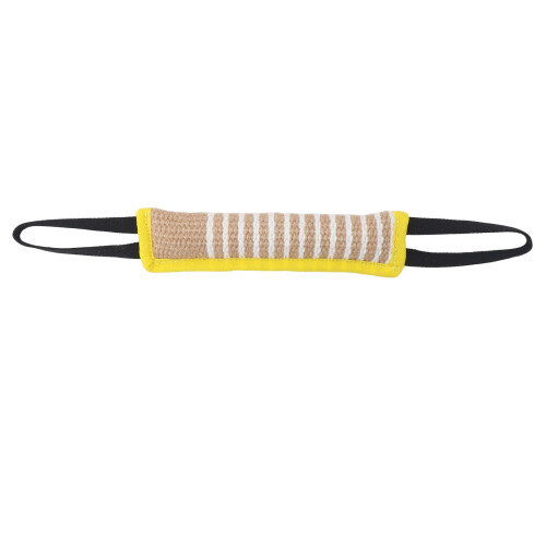 Cuscino da morso per cane - Taglia: M-L, Bordo giallo 2