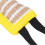 Cuscino da morso per cane - Taglia: M-L, Bordo giallo 10