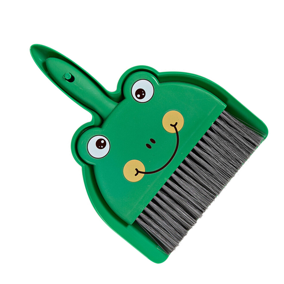 All-in-One Desk Dustpan & Brush with Recessed Clip - Frog Design-image-OPC-PKDFCZC-NEW