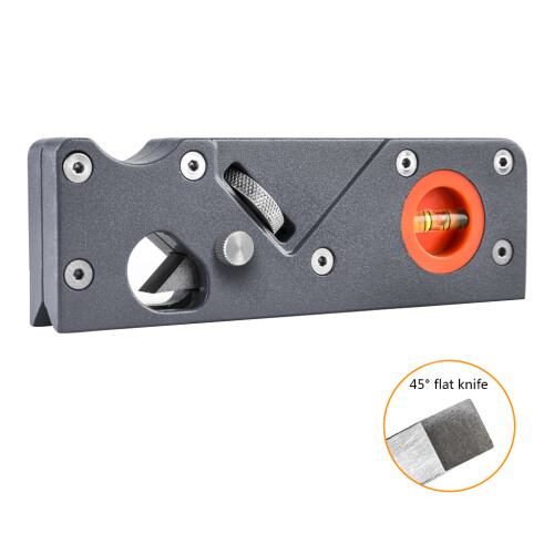 Chamfer Plane for Wood, Woodworking Edge-Flat knife-light gray