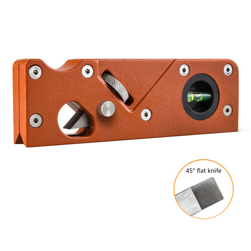 New Chamfering Edge Corner Flattening Tool-Flat knife-orange