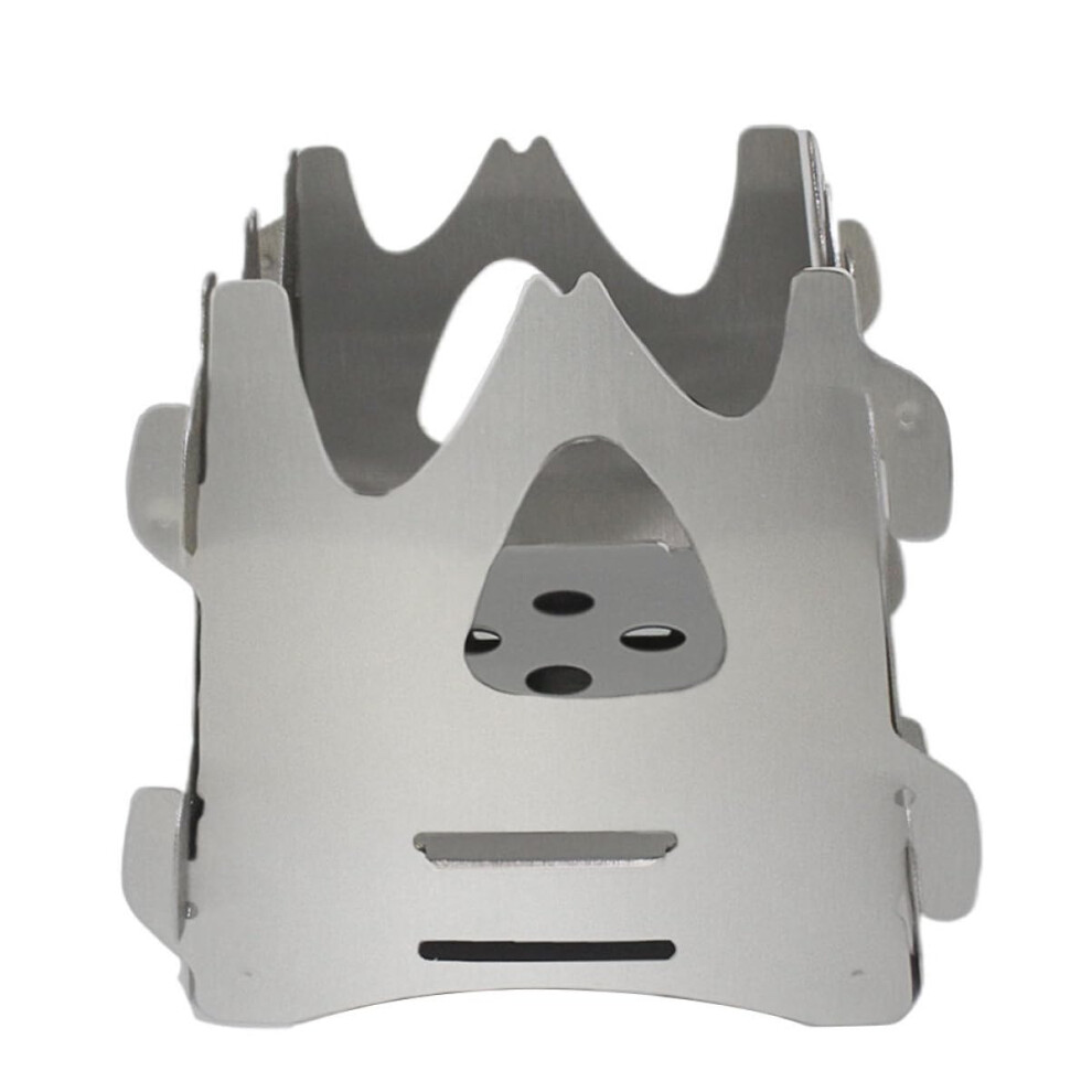 Portable Stainless Steel Camping Stove Wood BBQ Grill with Wide Opening Design for Outdoor Cooking, Picnics, and Hiking-image-OPC-PKDFDFF-NEW