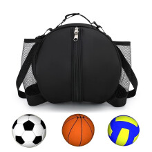 Basketball Bag Waterproof Backpack with Adjustable Shoulder Strap for Football Volleyball Training Sports Balls and Drinks Mesh Pockets