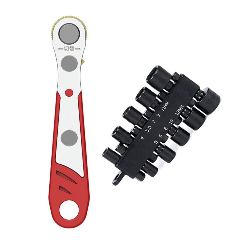 Multi-function Screwdriver Set Adjustable Bits Two-Way-E