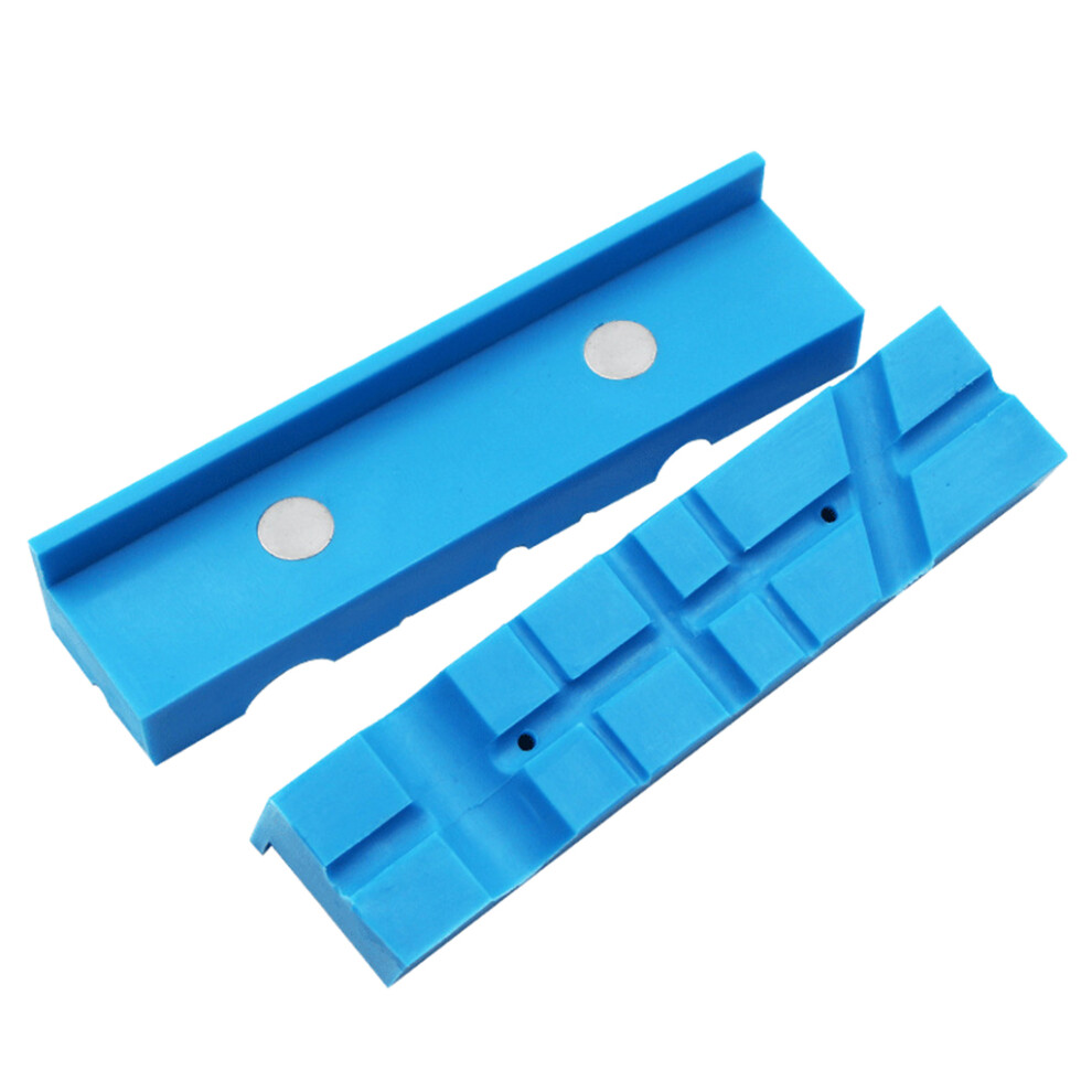2Pcs Magnetic Vise Protective Jaws Face Pads Soft Rubber 7754000104970