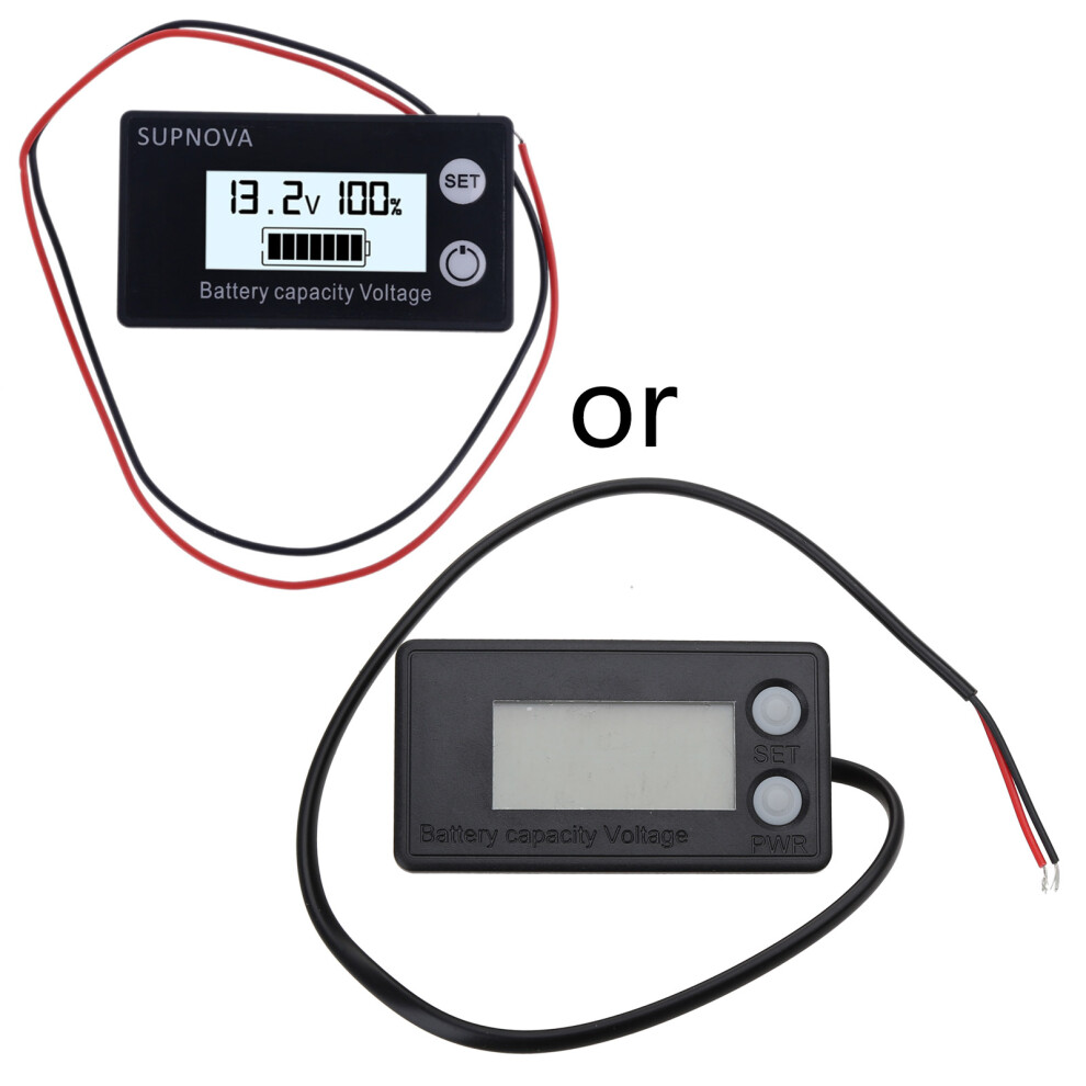 Battery Capacity Indicator Voltage Meter With Lcd Display 7754000105069