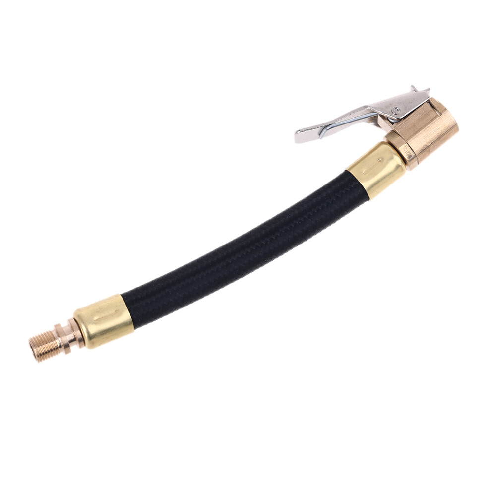 Tire Air Chuck With Rubber Hose & Tire-Valve Fine Thread-10Cm 7754000105830