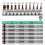 11Pcs T10-T60 3/8" 1/4" Star Torx Bit Socket Kit Chrome-  A 4