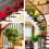 5Pcs Iron Floating Railing Planter Shelf Set 29x27x12cm 7