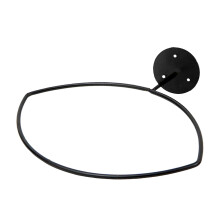 Wandmontierter Rugbyballhalter aus Gusseisen Mehrzweck-Sparwandschrank Display-Regal