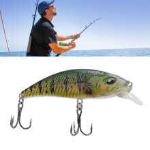 Señuelo eléctrico de pesca ABS cebo con 2 anzuelos 200 mAh