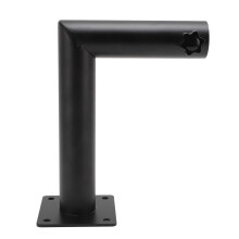 Stainless Steel V2 Satellite Mount Kit, Black, 20cm Pipe