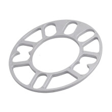 Car Wheel Spacers 5mm Aluminum Rim Shims for 4x100 4x114.3 5x100 5x108 5x114.3 5x120 Vehicles - Set of 4