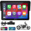 Carpuride W502 Motorcycle CarPlay Screen， CarPlay and Android Auto 1