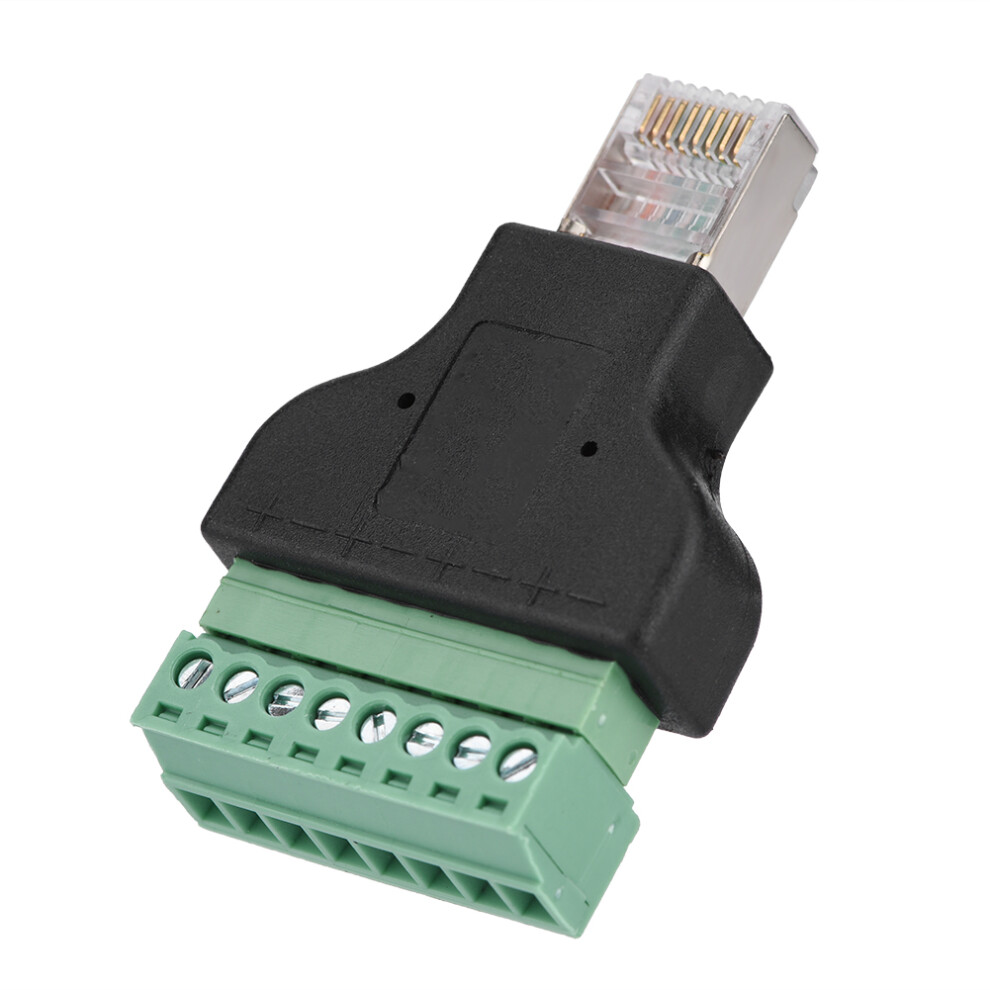 Dvr Ethernet Connector Rj45 Male Jack To 8 Pin 8320539000527