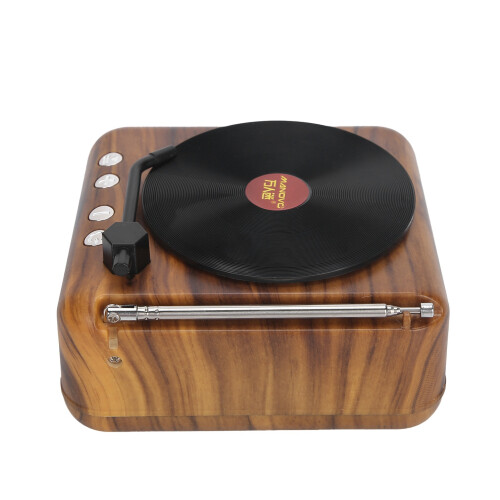 Mini Retro Vinyl Record Player Speaker Wireless 2