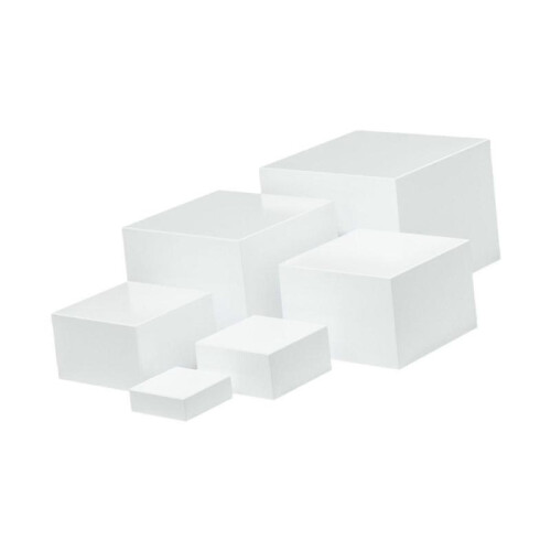 6 Pieces Buffet Riser Cube Display Nesting Risers for Buffet Birthday Party
