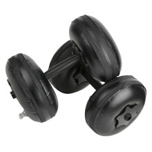 Wassergefüllte verstellbare Kurzhanteln 8-10 kg, Schwarz, 34x19 cm, PVC
