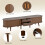 TV Stand + Coffee Table 2 Set, Dark Walnut, 175*40*42cm + 100*50*40cm 8