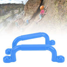 Blue Safety Handles for Climbing Frames - Slip Resistant Large Durable