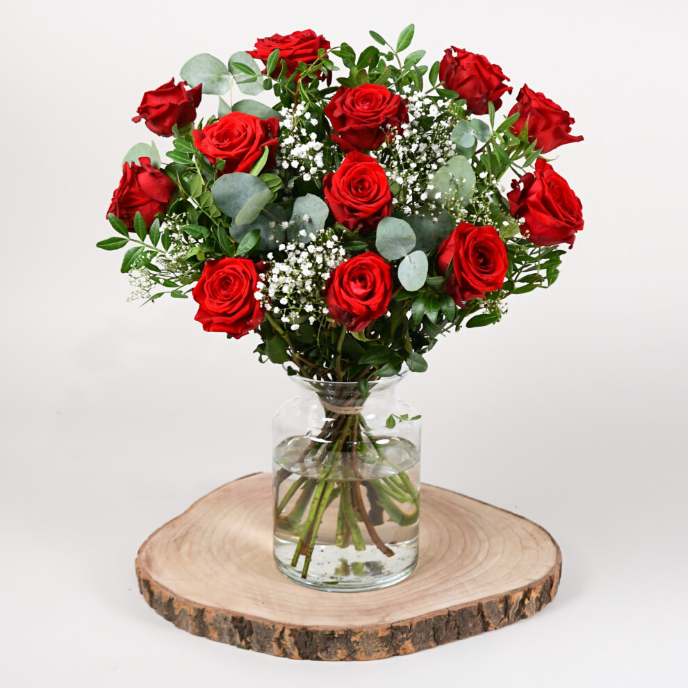 The flower of love Red Handtie Bouquet-image-OPC-PKDGN7J-NEW