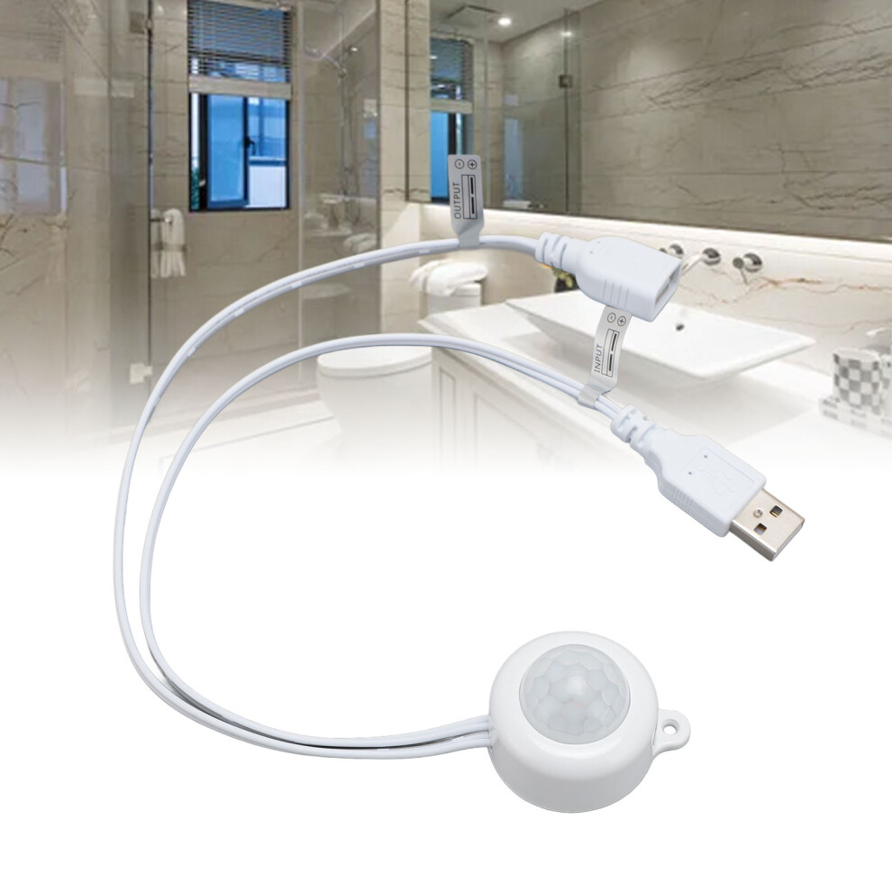 Pir Motion Sensor Controller Dc5v-24V, Adjustable Delay 15-360S Light/White 4691347946272