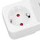 16 A 3680 W Steckdosenadapter mit 2 USB-Anschlüssen PC 9
