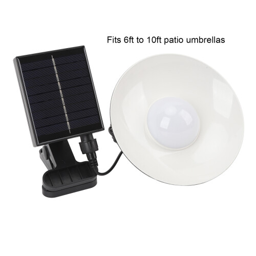 Solar Umbrella Light with Remote, Adjustable Brightness, 1200mAh 2