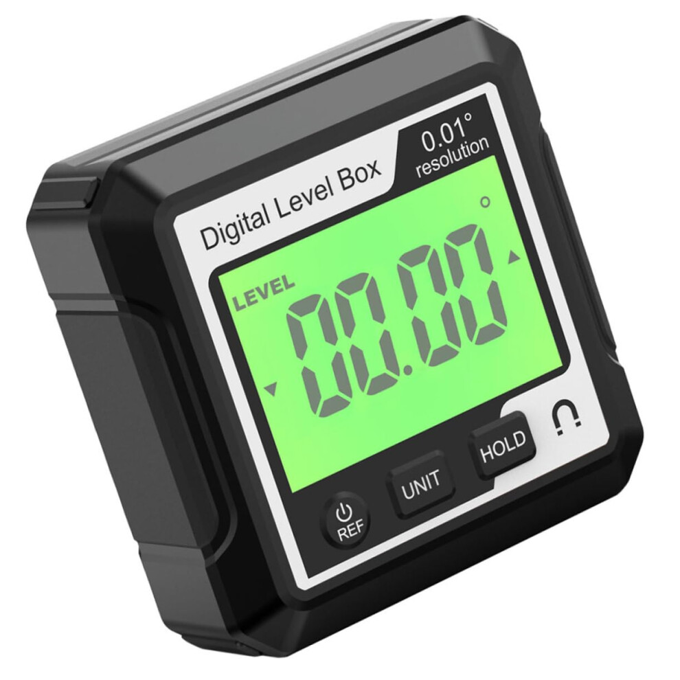 Digital Inclinometer Level Protractor With Backlit Lcd Display, Lightweight Design, Magnetic Base For Woodworking Angle Measurement 9084446803334