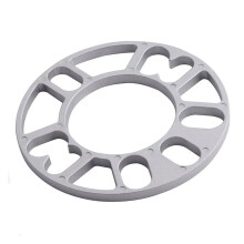 Wheel Spacer 4PCS 10MM Aluminum Shims for 4x100 4x114.3 5x100 5x108 5x114.3 5x120 Cars - Silver Wheel Spacers