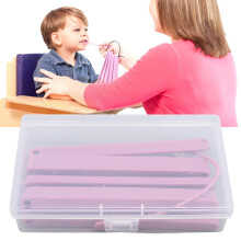 Kit de 6 pièces: bâtons de dentition en silicone et blocs de mâchoire – violet