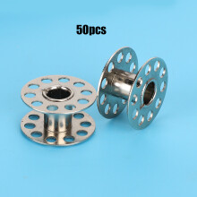 50 Stück Nähmaschinen-Spulen Lockstitch Kunststoffspulen Metallspulen Anti-Fall