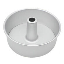 Set of 3 Pieces Angel Food Aluminum Non-Stick Round Chiffon Cake Baking Bakeware with Removable Bottom