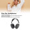 Over Ear Wireless Bluetooth Headphones Deep Bass 6