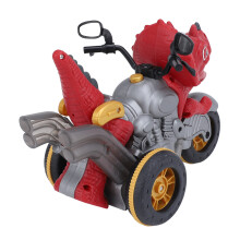 Wireless 2.4G Remote Dinosaur 3 Wheel Motorcycle Toy with Lights