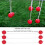 3 Pairs Ladder Golf Ball Toss Bolas Set 7