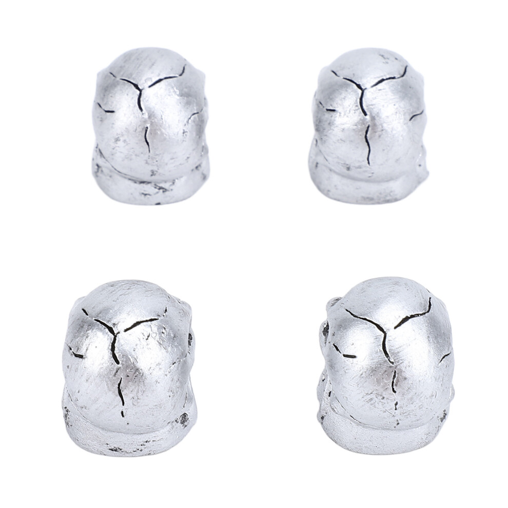 4Pcs Skull Valve Stem Caps 7Mm Tire Caps For Car, Truck, Bike 4661347951699