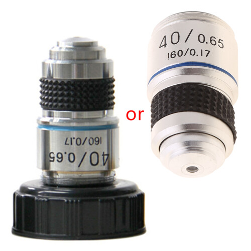 Compact 4X 10X 40X 100X Microscope Objective Lens Achromatic-40