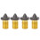 3D Printer Nozzle Set, 0.8mm PTFE Coated Brass, High Flow & Speed 3