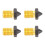 3D Printer Nozzle Set, 0.8mm PTFE Coated Brass, High Flow & Speed 15