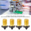 3D Printer Nozzle Set, 0.8mm PTFE Coated Brass, High Flow & Speed 5