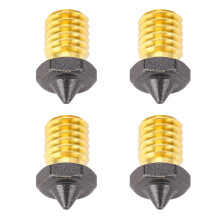 3D Printer Nozzle Set, 0.8mm PTFE Coated Brass, High Flow & Speed