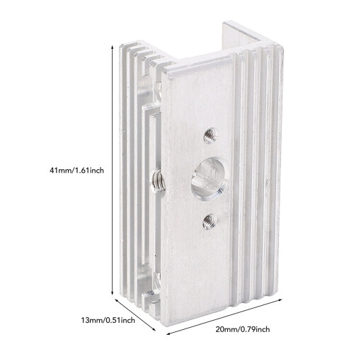 3D Printer Heatsink for Ender-3 S1: Lightweight Scratch-Resistant 1