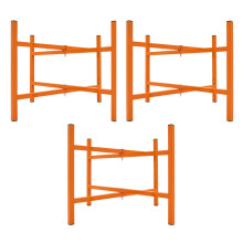 Opklapbare Mortelstandaards x 3 - 500mm hoog