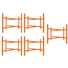 Opklapbare Mortelstandaards x 5 - 500mm hoog