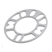 Wheel Hub Gaskets 4PCS Aluminum Wheel Spacer Shims 5mm for 4x100 4x114.3 5x100 5x108 5x114.3 5x120 Vehicles